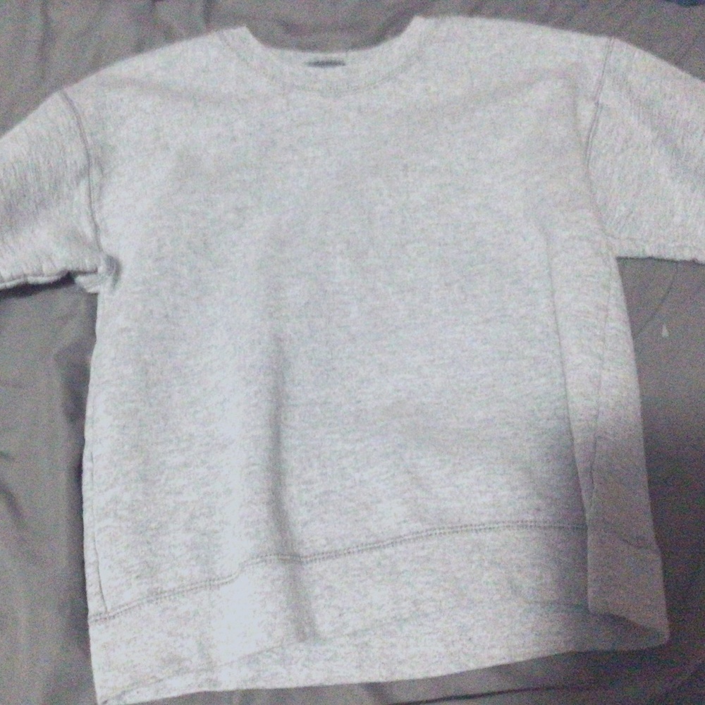 Size 8 kids Hanes gray sweater